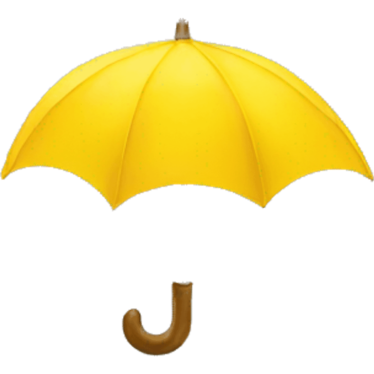 Yellow umbrella emoji