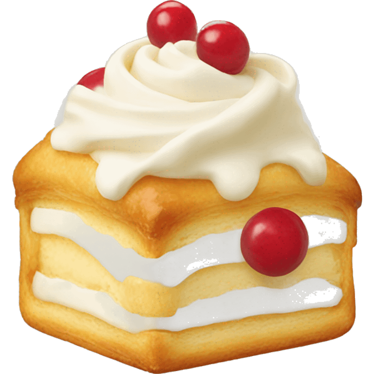 cream pastry emoji