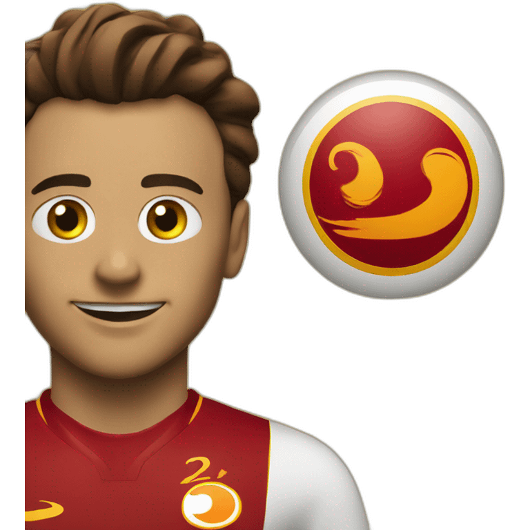 Galatasaray player and logo emoji