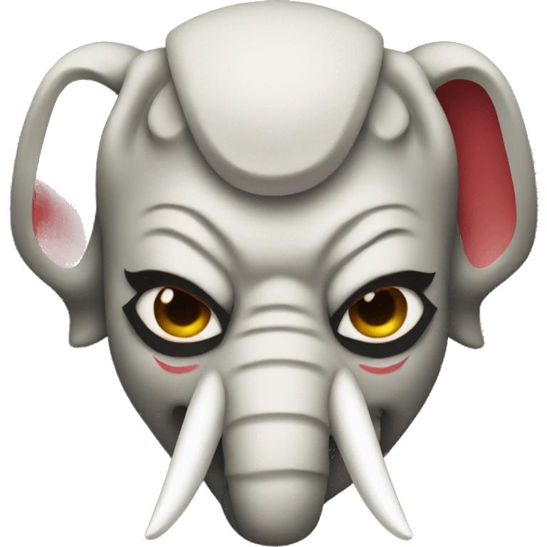 oni japanese mask elephant emoji