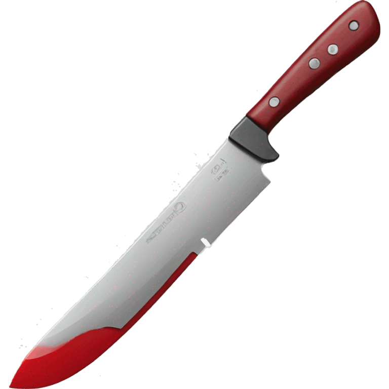 a knife with a red sleeve emoji