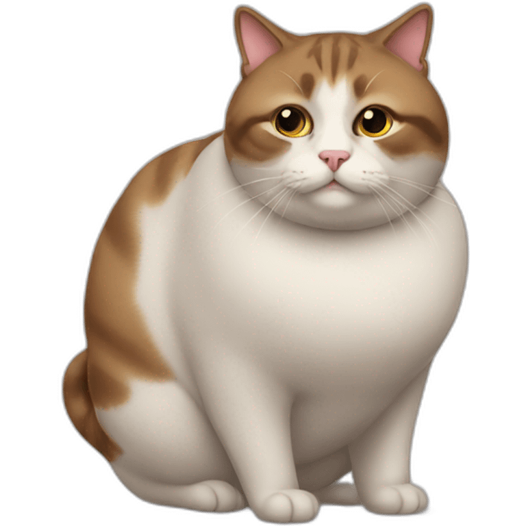 Cat fat emoji