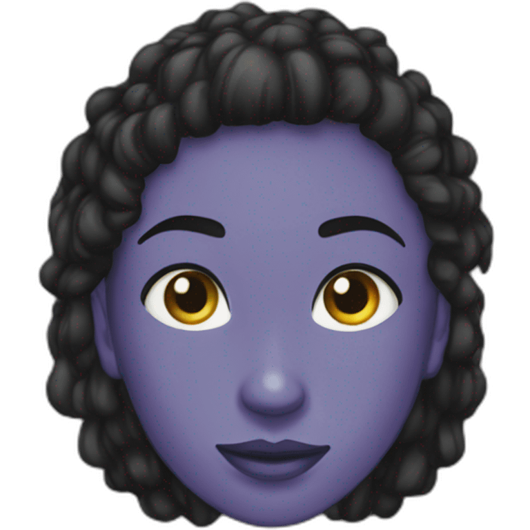 Émois kira noir emoji