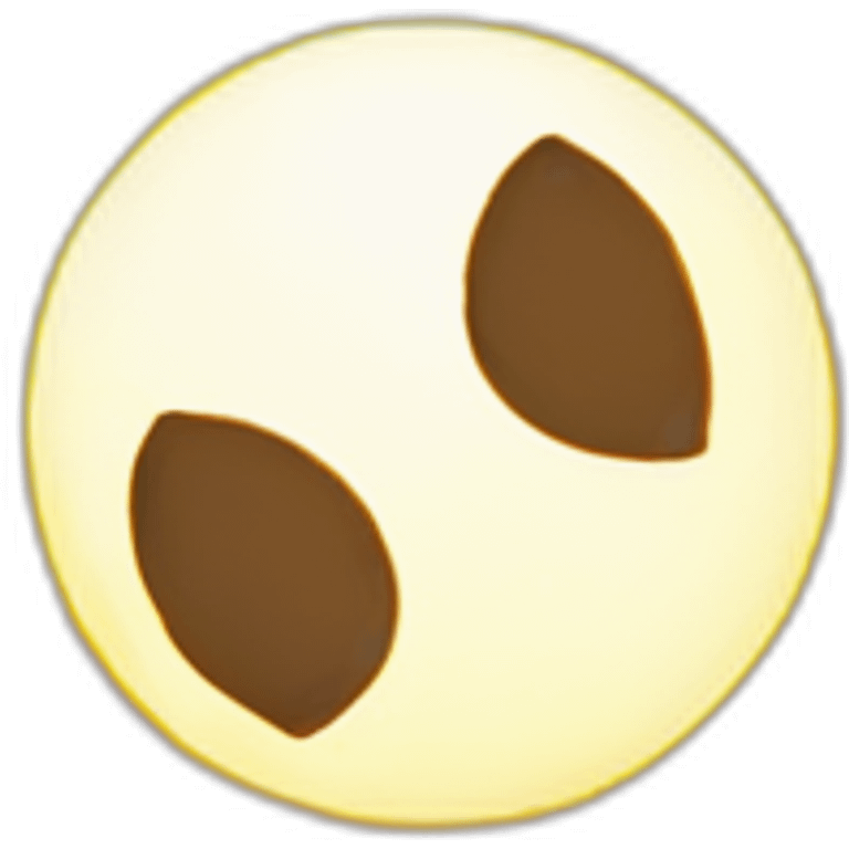 Annular eclipse emoji