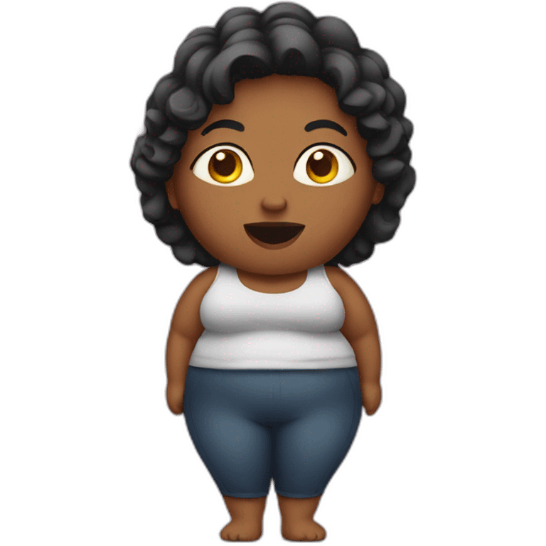 obesity femme emoji