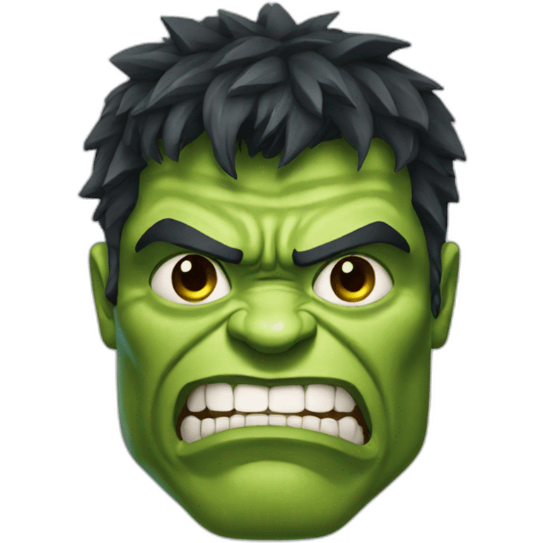 Hulk face emoji