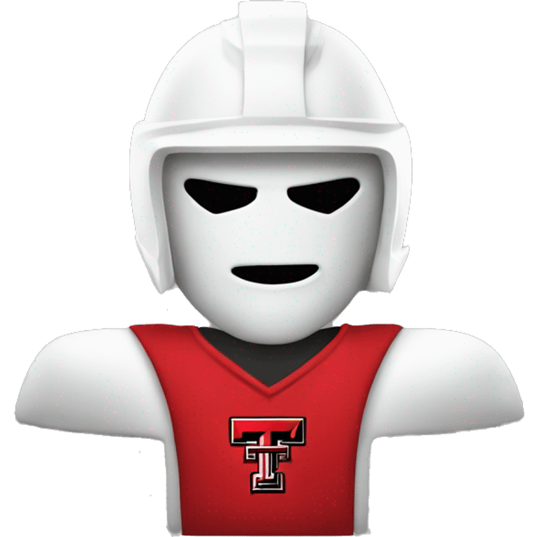 White Texas tech raider red emoji