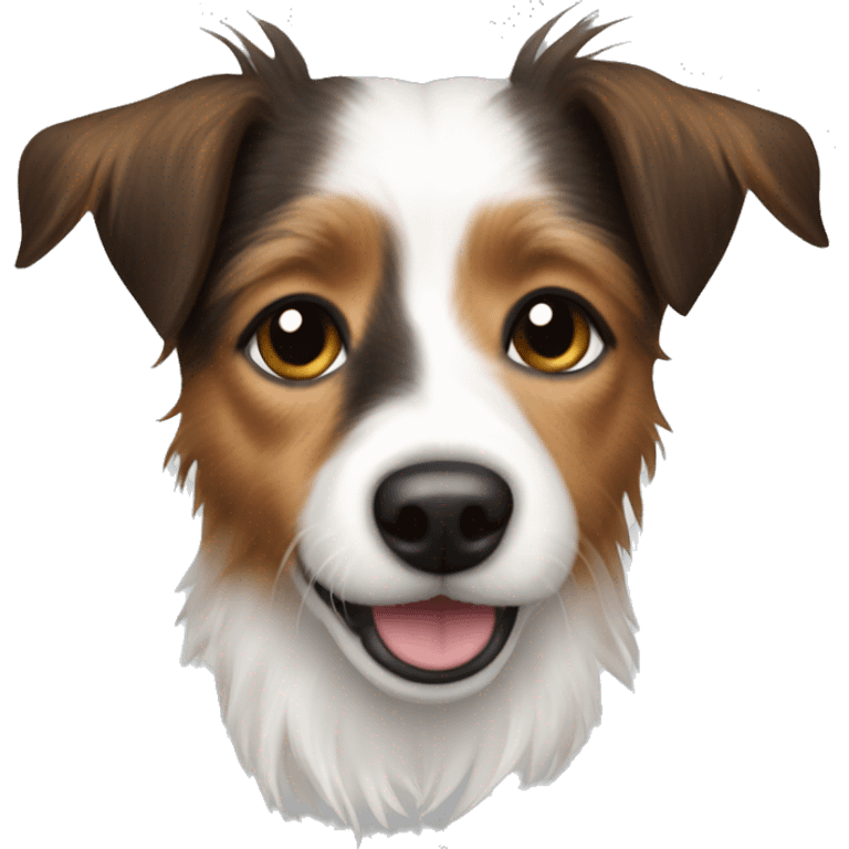 Jack Russell Terrier long haired emoji