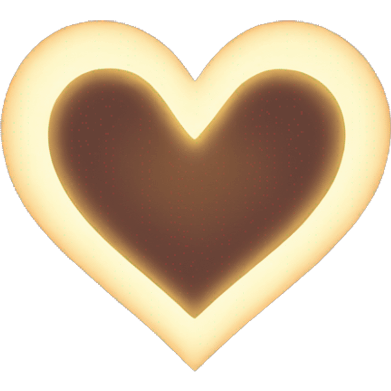 heart with light surround emoji