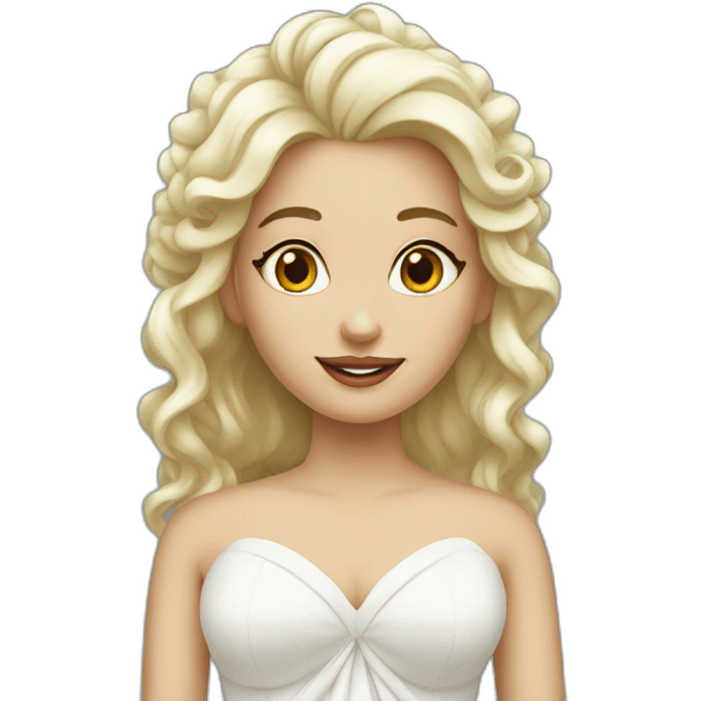 mariée blanche emoji