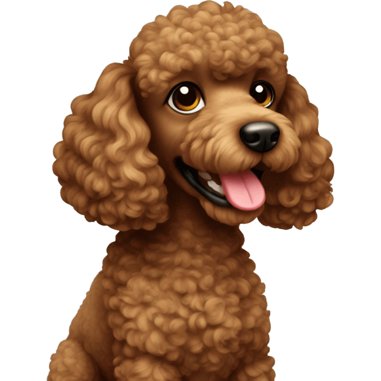 A brown poodle toy  emoji