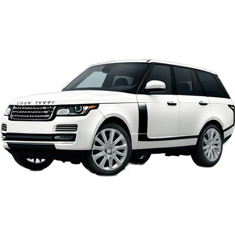 White Range Rover emoji