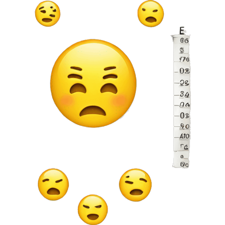 evaluation scale emoji