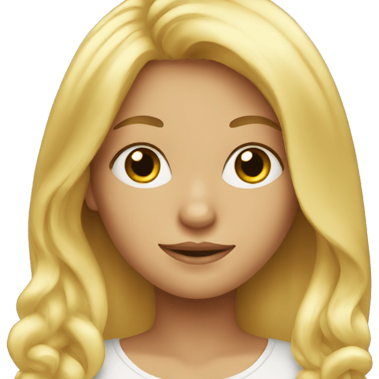 blonde girl emoji