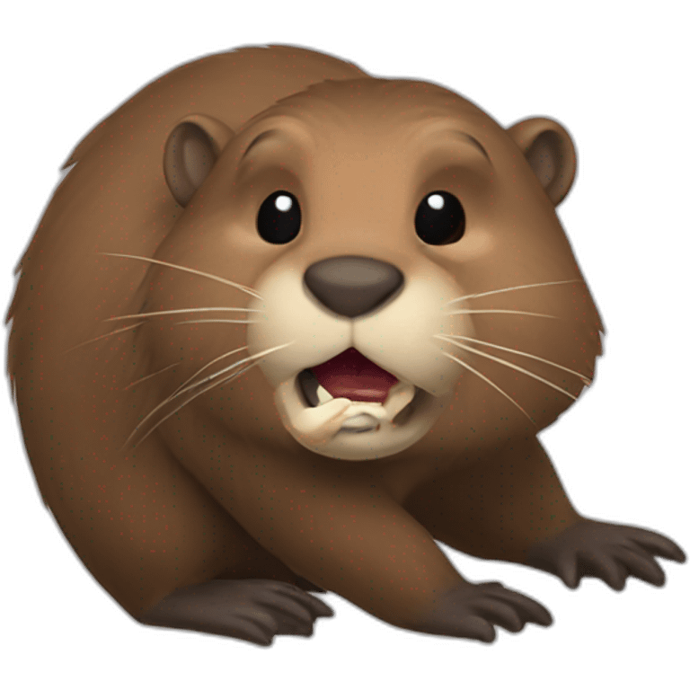 beaver,bober,kurwa emoji