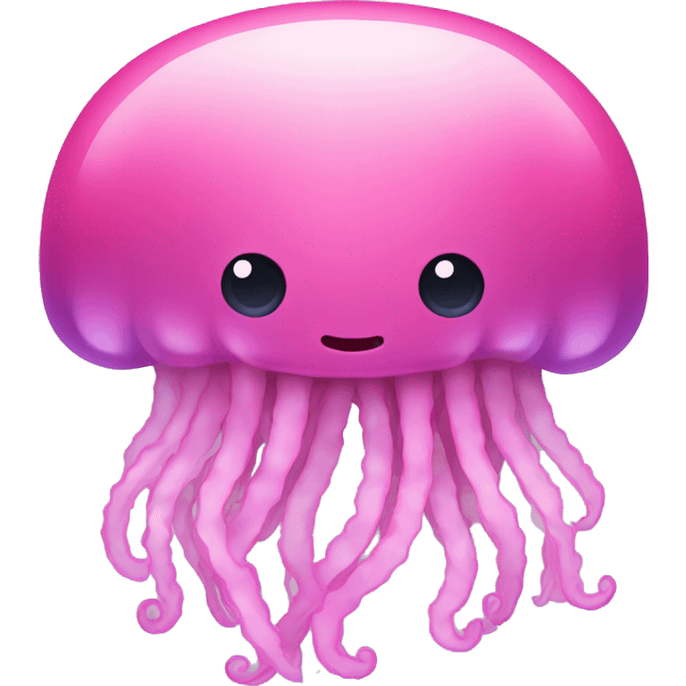 Pink jellyfish emoji