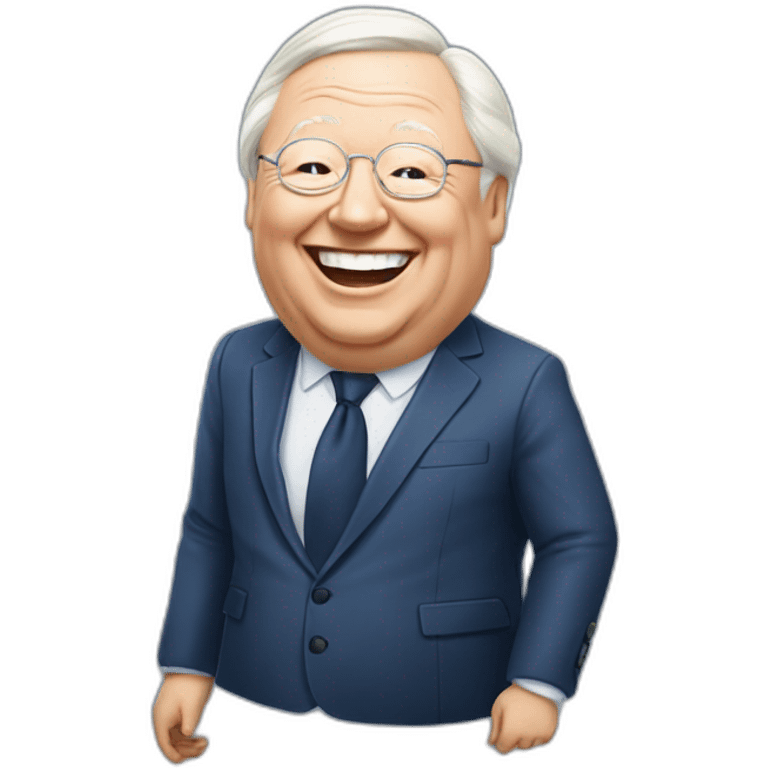 Jean Marie le pen pleure de rire emoji