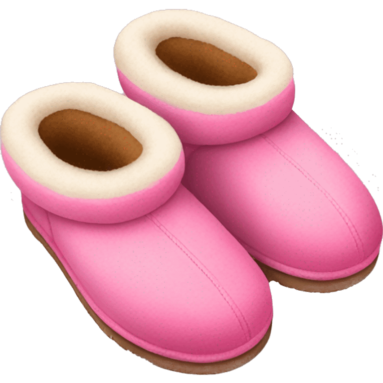 Pink Ugg slippers  emoji