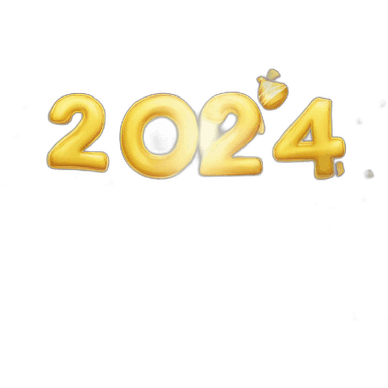 Happy new year 2024 emoji