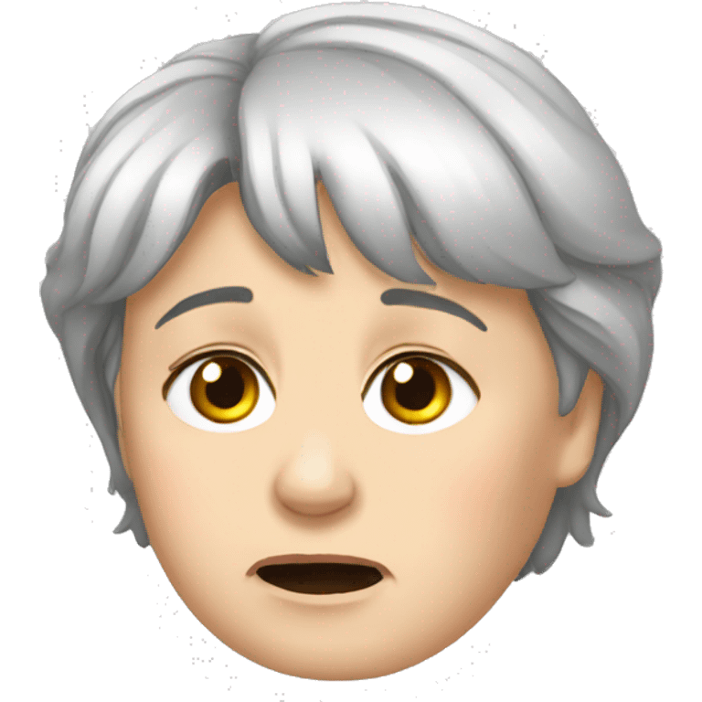 Merkel traurig emoji