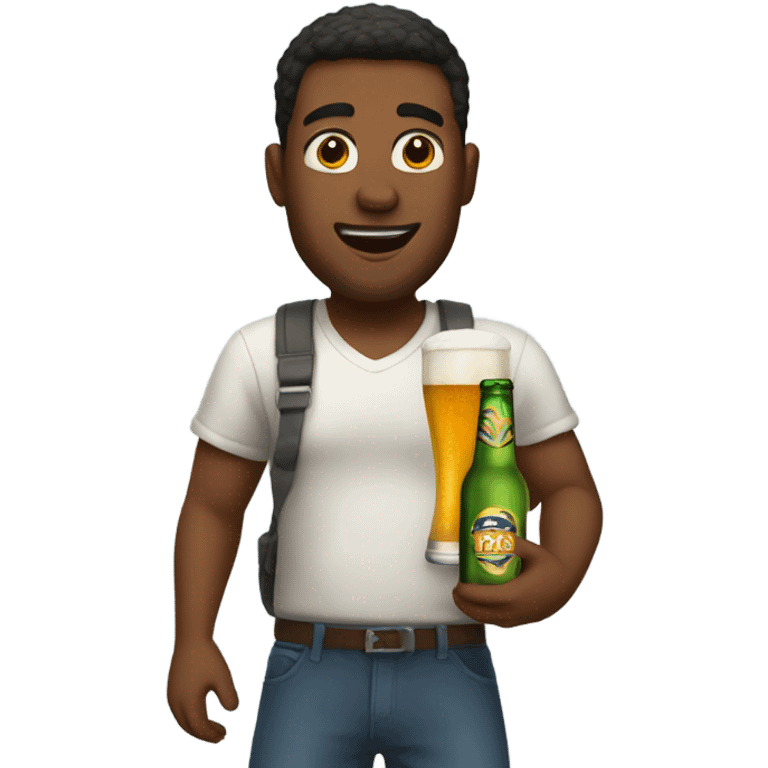 Guy going to get beer  emoji