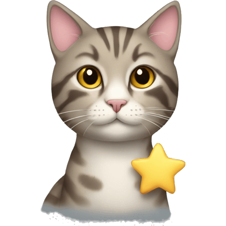 Cat with a star emoji