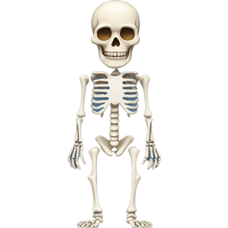 Full skeleton body emoji