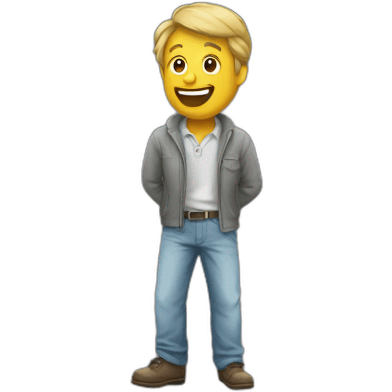 ponzi happy emoji