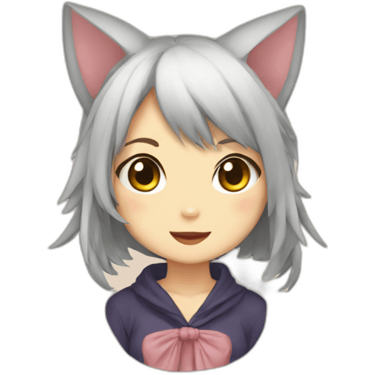 Neko girl emoji