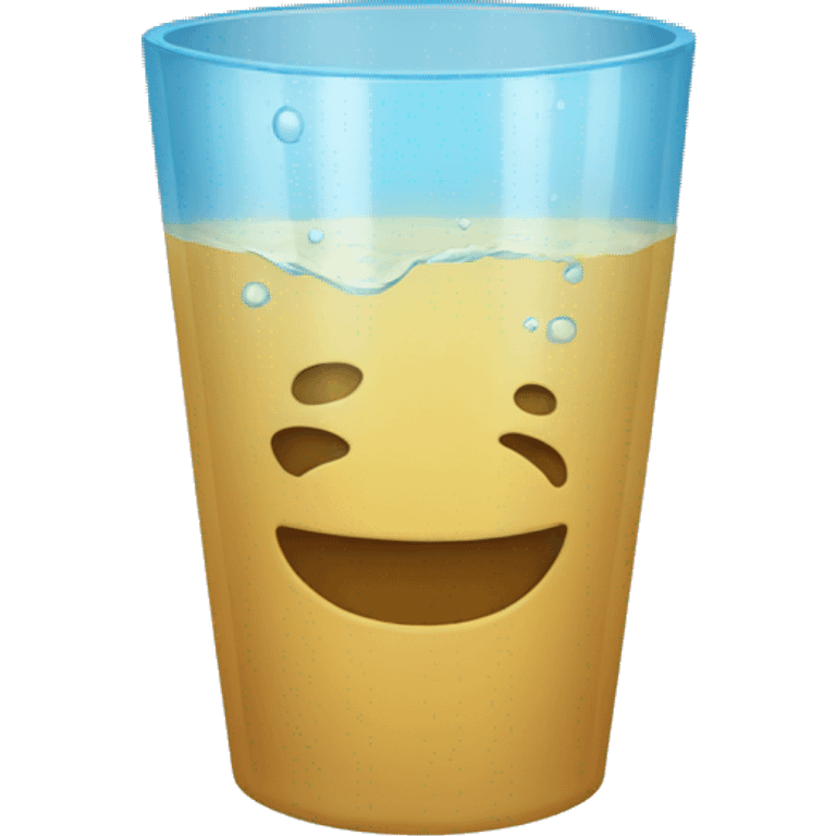 Vaso de agua  emoji