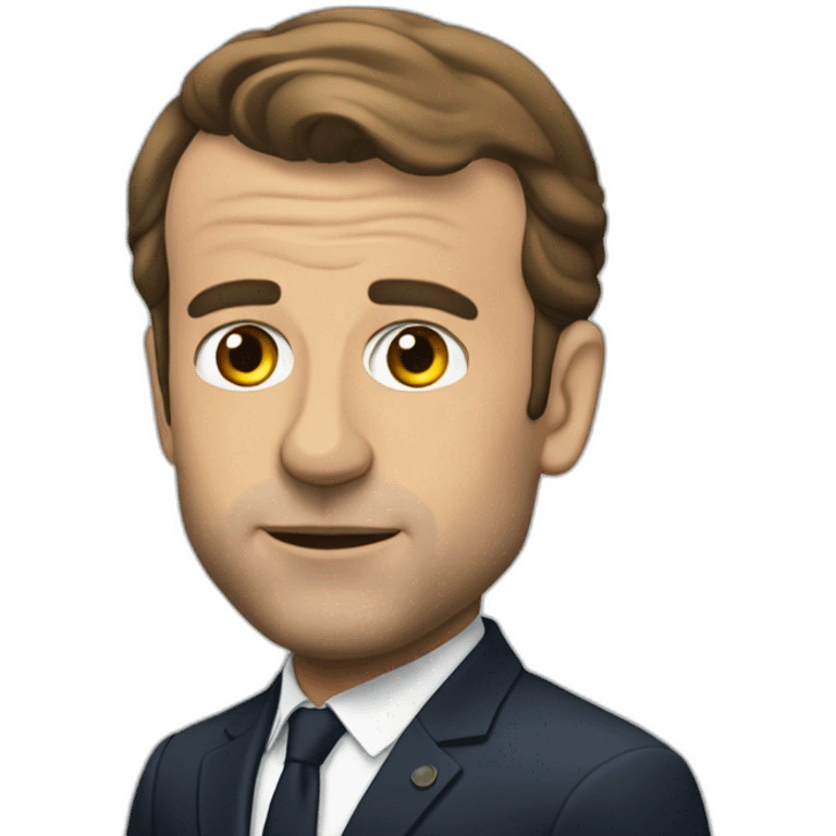 Macron fume emoji