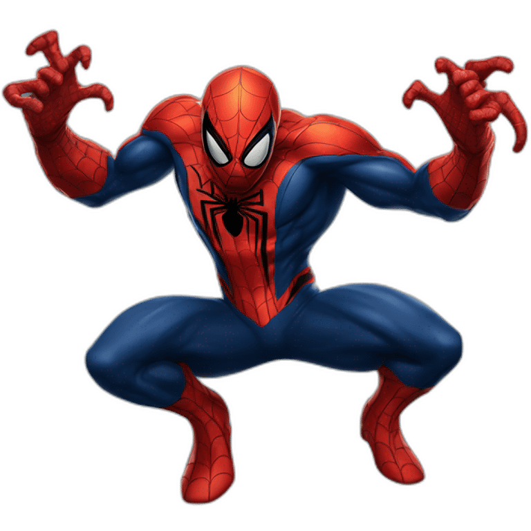 Spider-man combat venom emoji