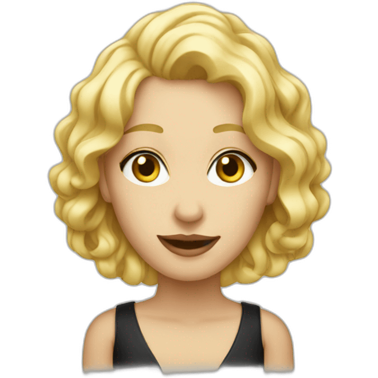 Blonde pianist emoji