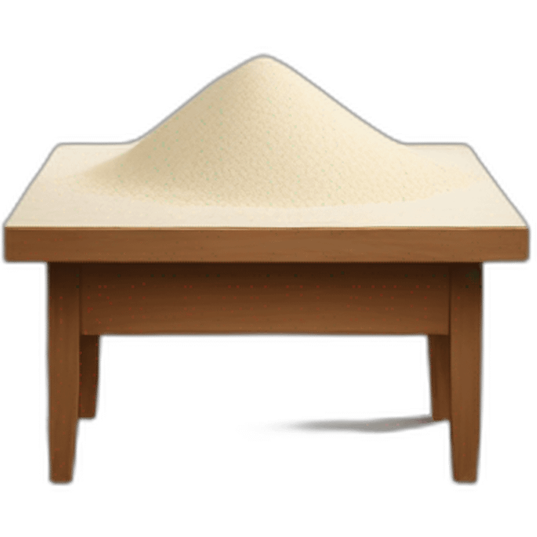 powder on a table emoji