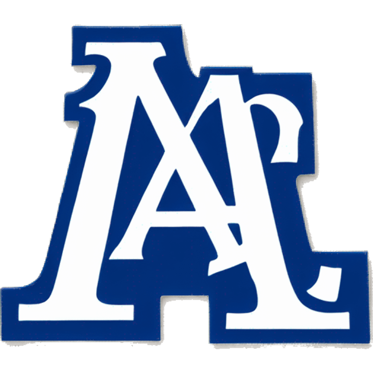 La dodgers logo  emoji