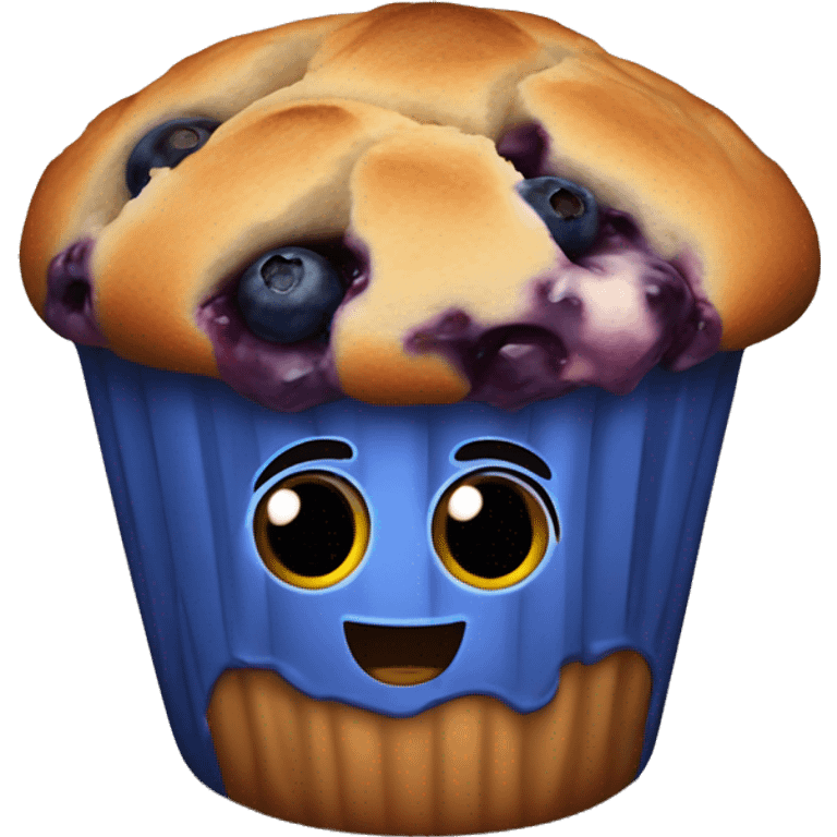 Blueberry muffin  emoji