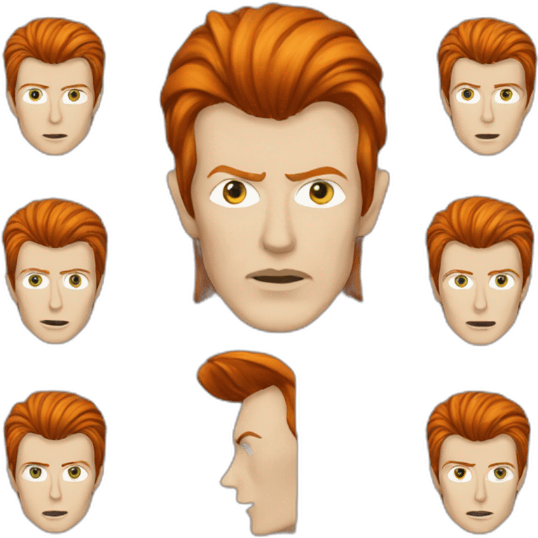 David bowie difference charater emoji