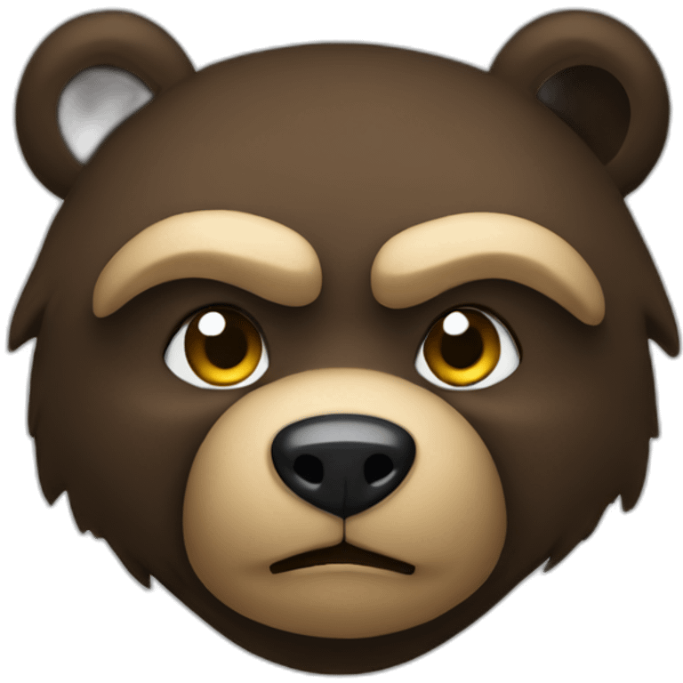 A ninja bear emoji