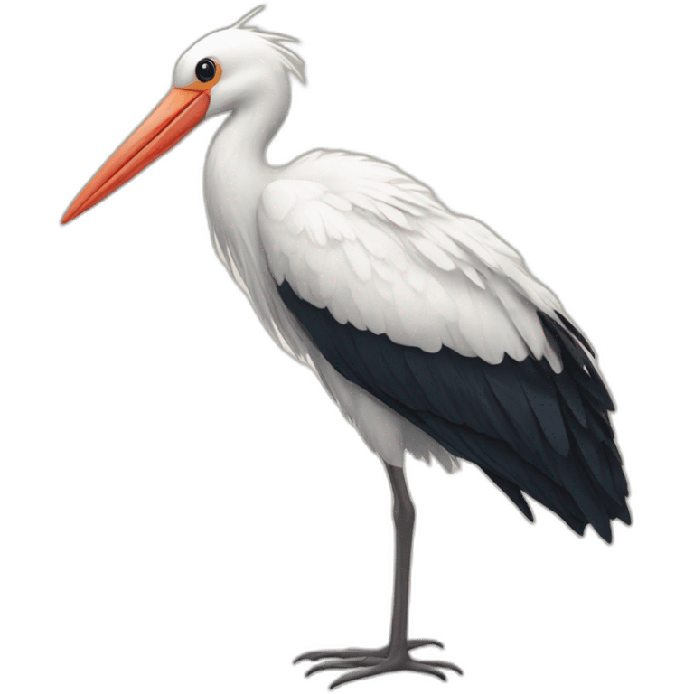 Stork emoji