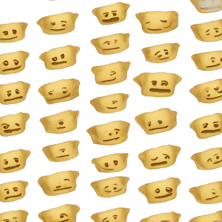 Ravioli face emoji