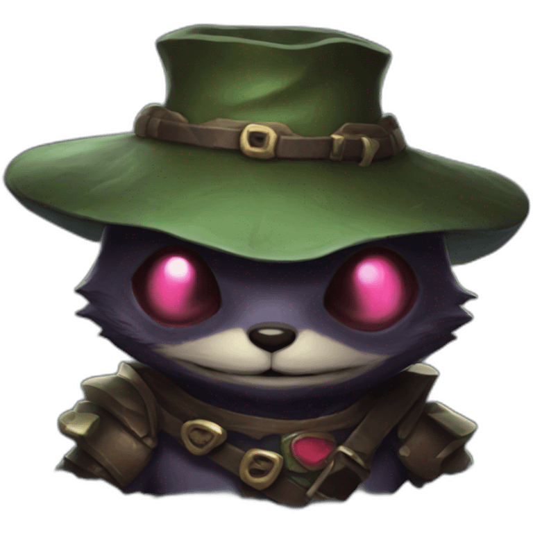 dark creepy teemo emoji