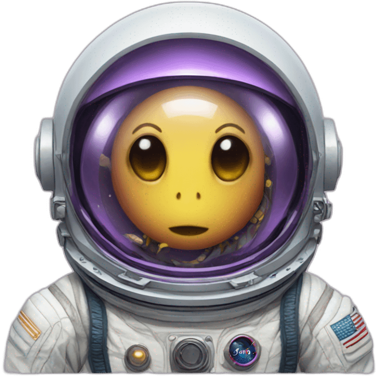 Aesthetic octopus astronaut emoji