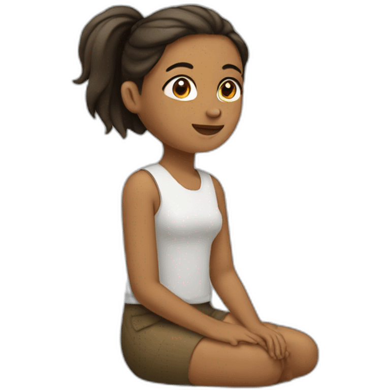 women sitting emoji