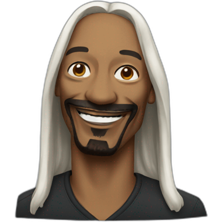 smiling Snoop Dogg emoji