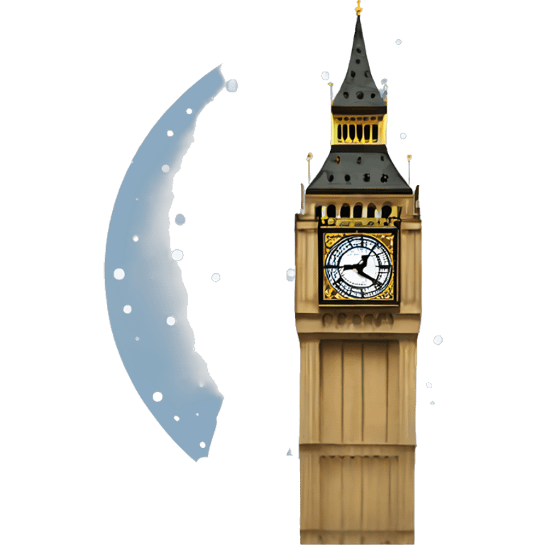 Big Ben Christmas  emoji