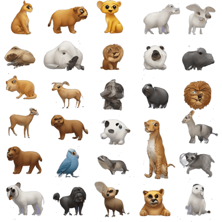 Animals Doing cool stuff emoji