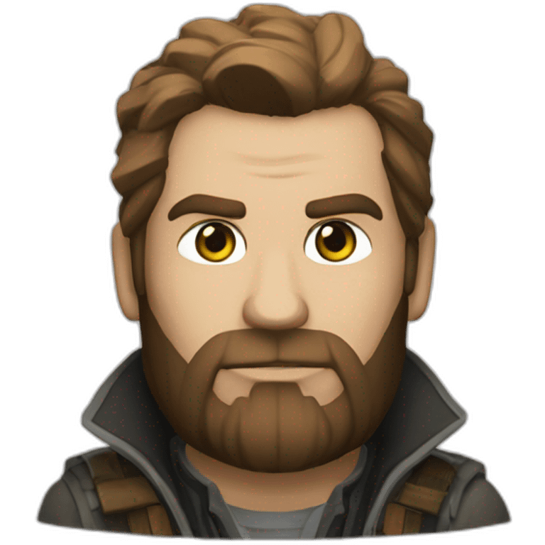 short haired gimli from the alan wake universe emoji