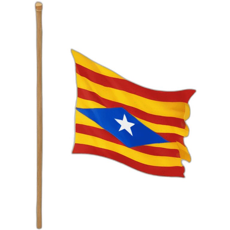 Drapeau catalan emoji