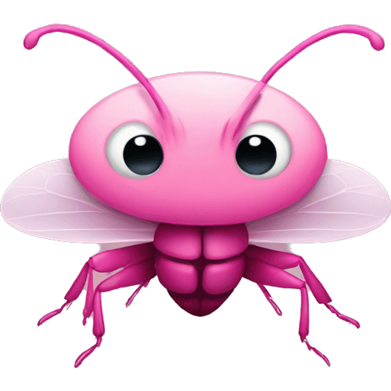 Cute pink insects emoji