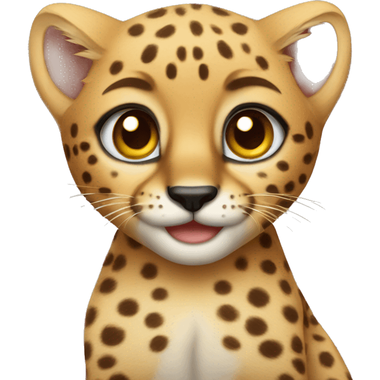 Cheetah kitten  emoji